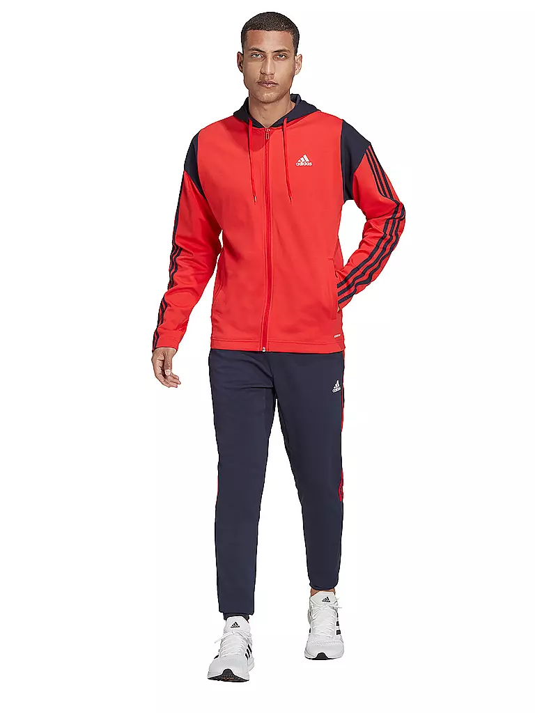 ADIDAS | Herren Trainingsanzug adidas Sportswear Ribbed Insert | rot