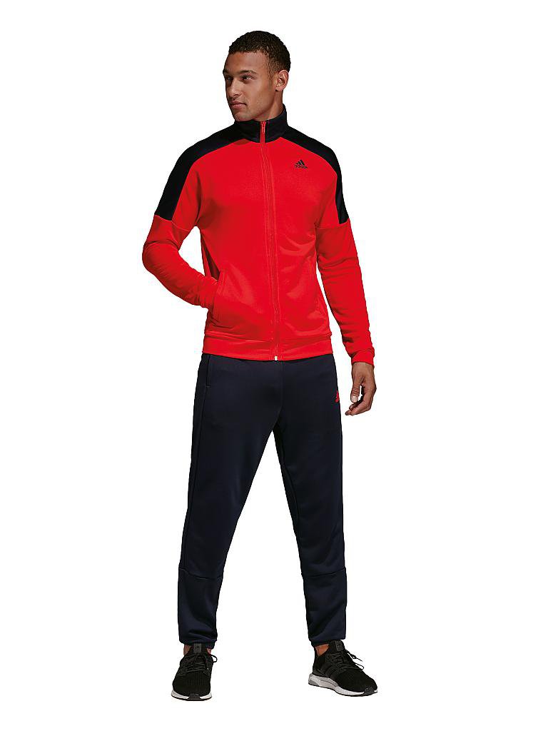 ADIDAS Herren Trainingsanzug Badge of Sport blau | S