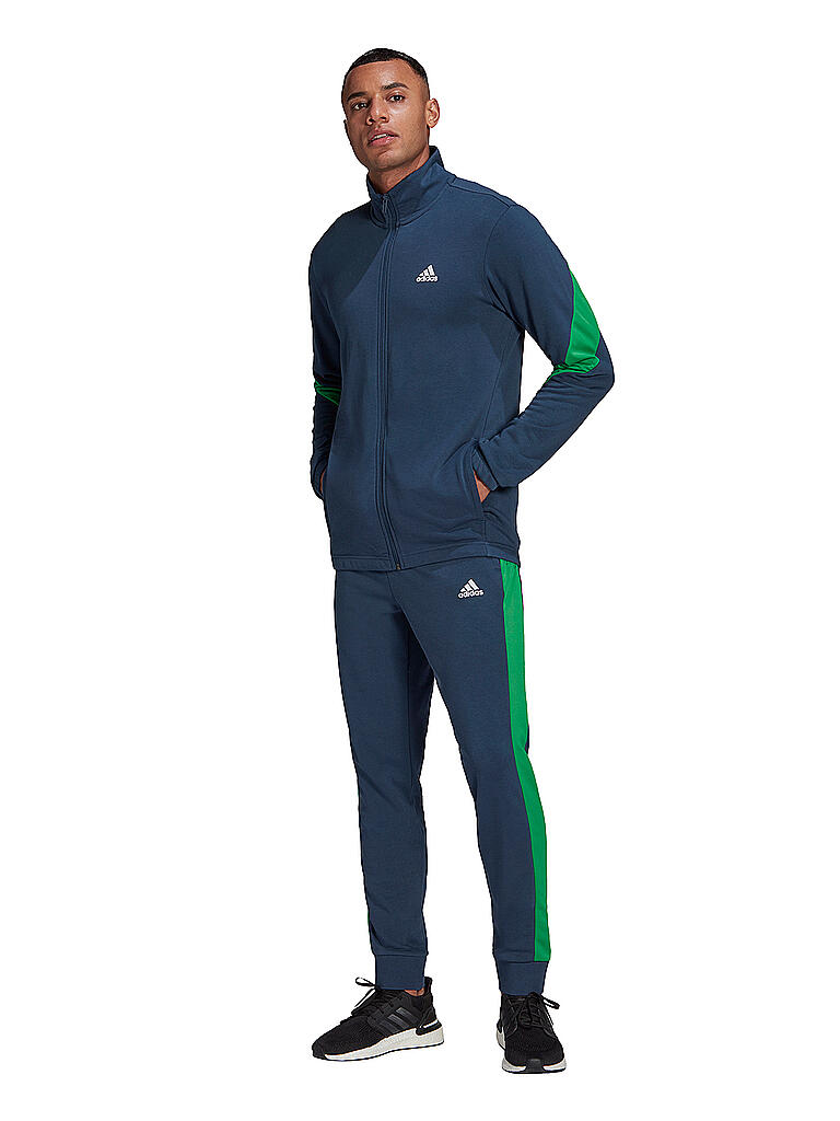 ADIDAS Herren Trainingsanzug Sportswear Cotton blau