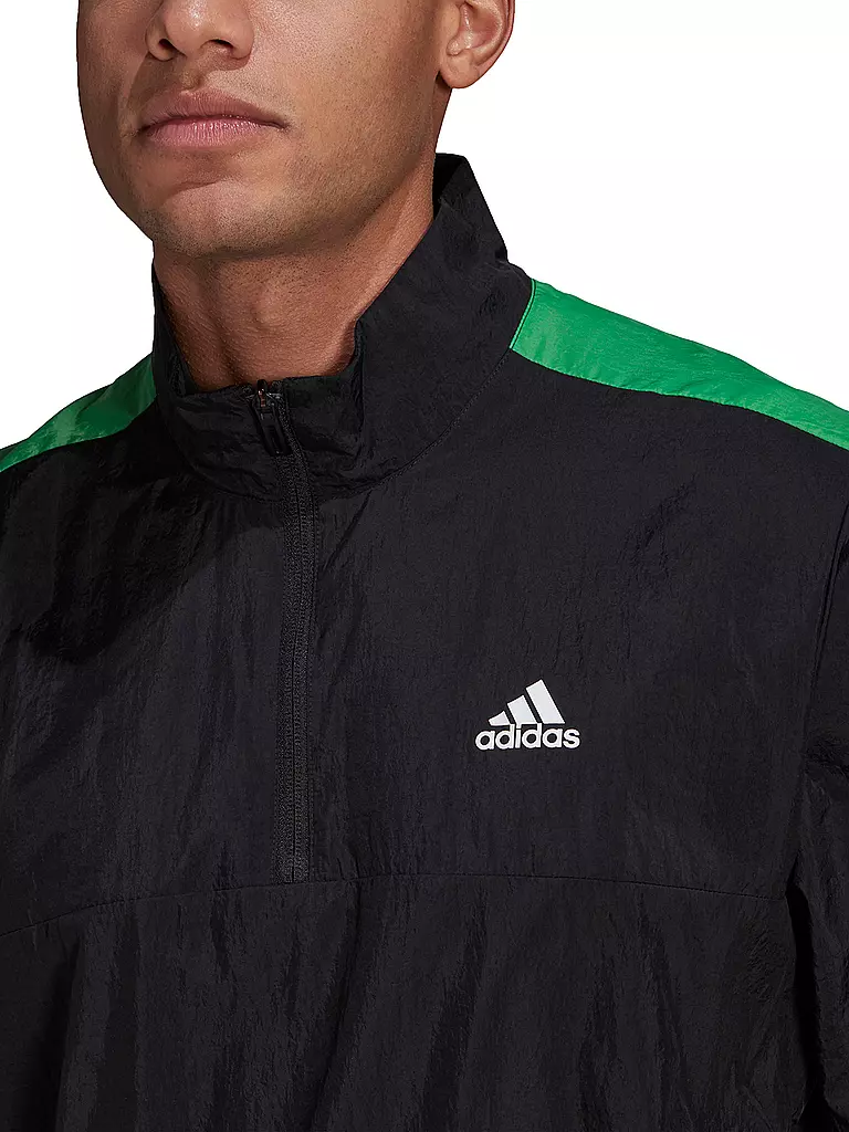 ADIDAS | Herren Trainingsanzug Sportswear Woven 1/2 Zip | schwarz