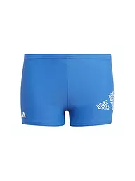 ADIDAS | Jungen Beinbadehose 3 Bar Logo Boxer | blau