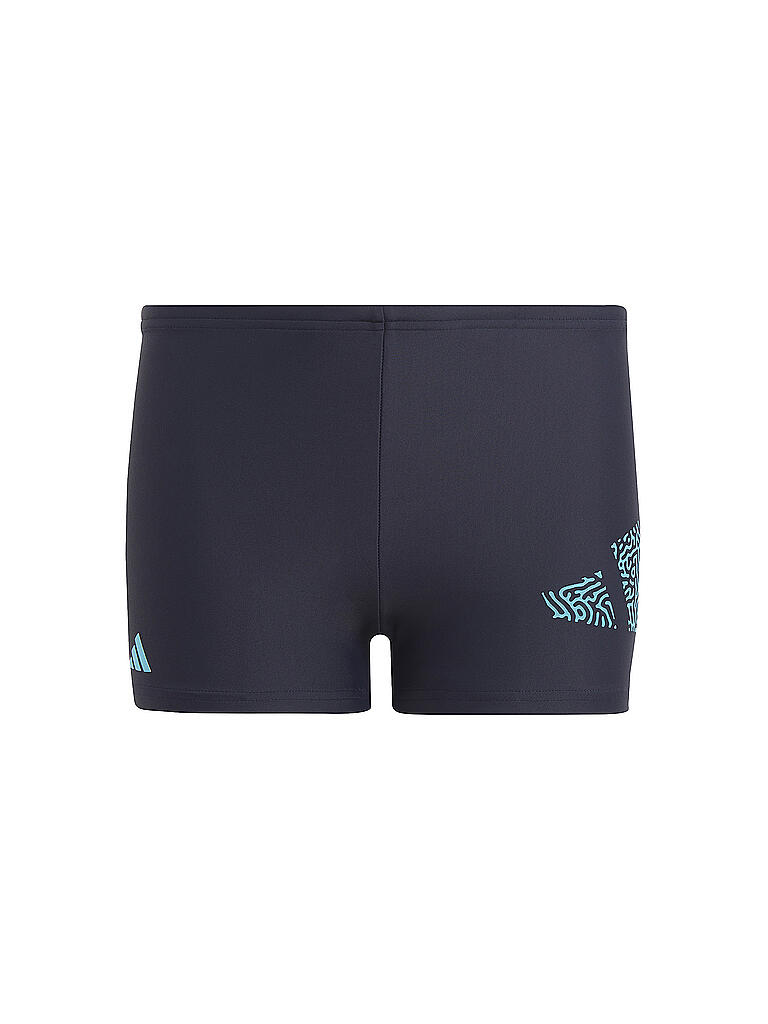 ADIDAS | Jungen Beinbadehose 3 Bar Logo Boxer | dunkelblau