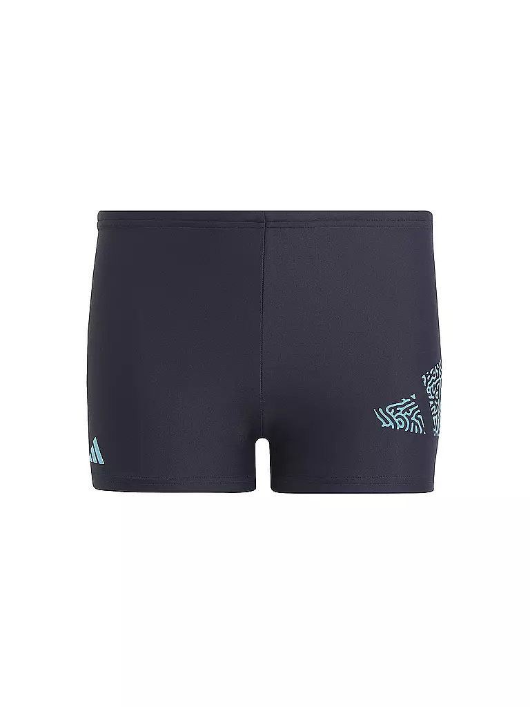 ADIDAS | Jungen Beinbadehose 3 Bar Logo Boxer | dunkelblau