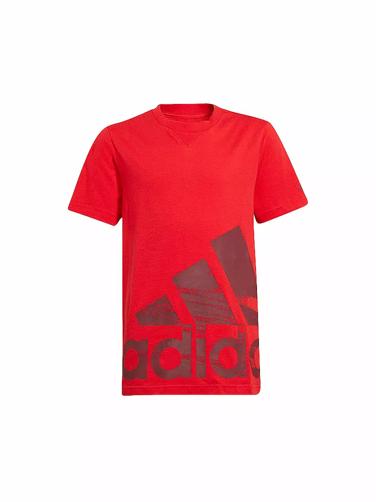 ADIDAS | Jungen Fitnessshirt Logo | rot