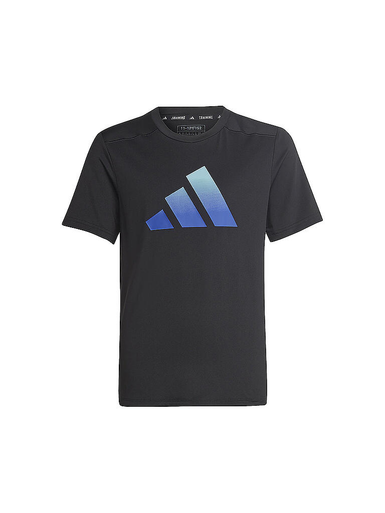 ADIDAS | Jungen Fitnessshirt Train Icons AEROREADY Logo | schwarz