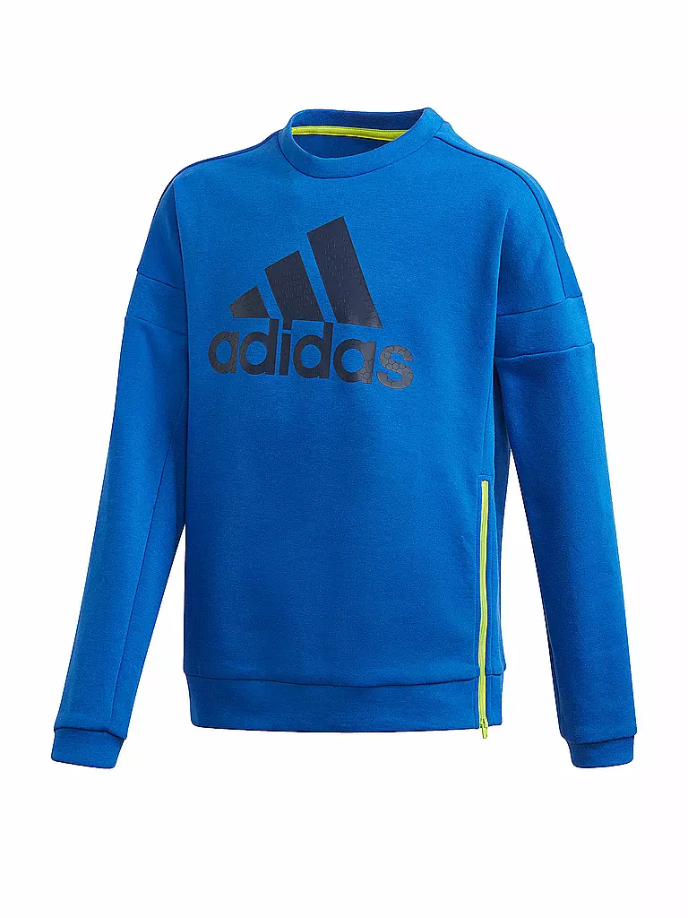 ADIDAS | Jungen Sweater Jumper | blau