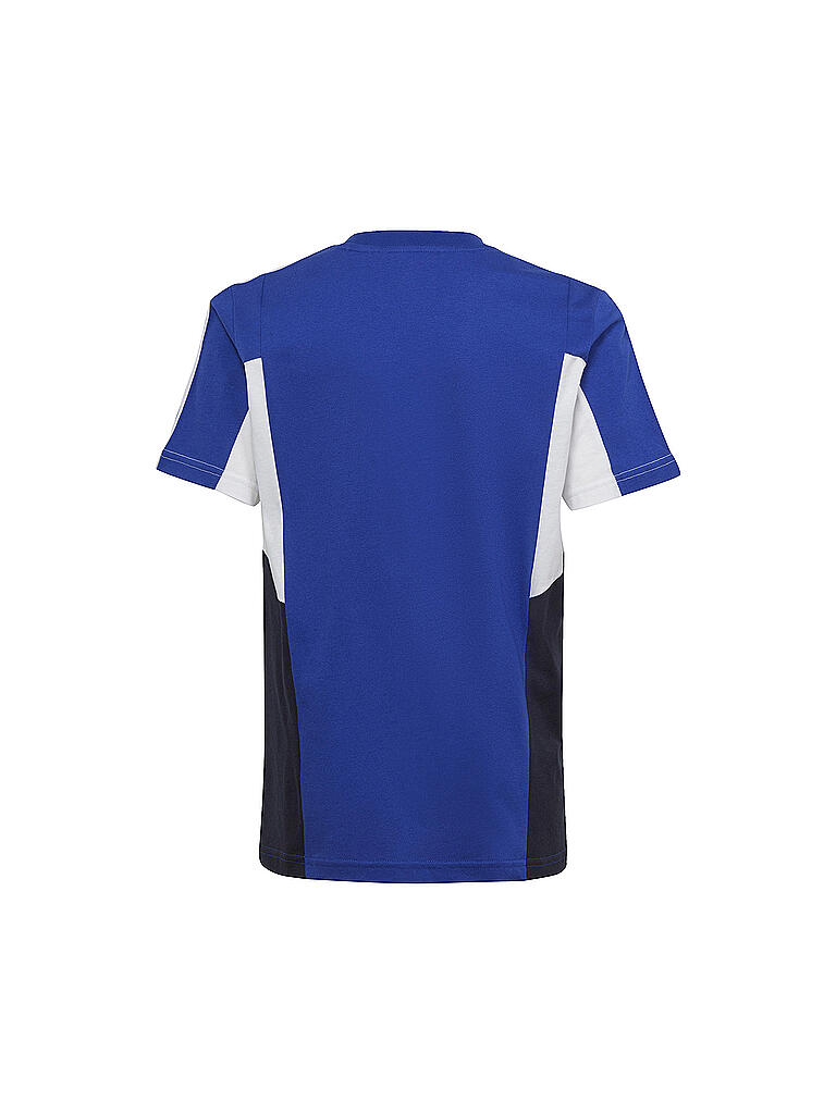 ADIDAS | Jungen T-Shirt Colorblock 3-Streifen Regular Fit | blau