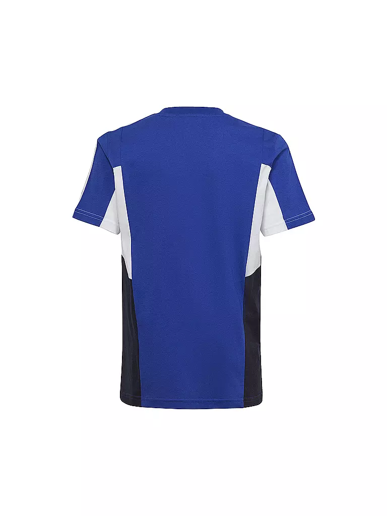 ADIDAS | Jungen T-Shirt Colorblock 3-Streifen Regular Fit | blau