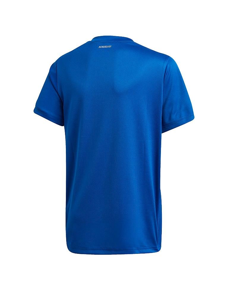 ADIDAS | Jungen Tennisshirt 3-Streifen Club | blau