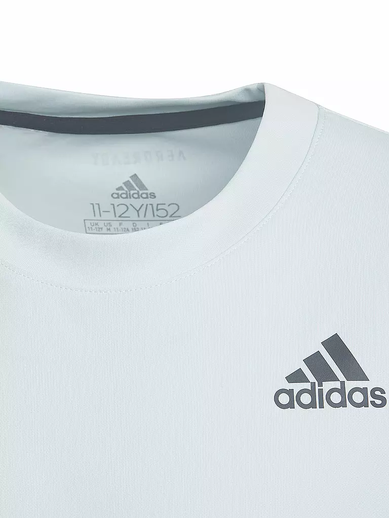 ADIDAS | Jungen Tennisshirt Club 3-Streifen | hellblau