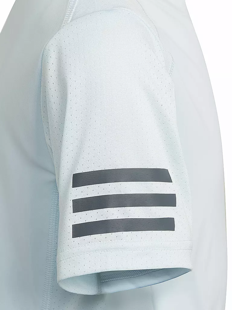 ADIDAS | Jungen Tennisshirt Club 3-Streifen | hellblau