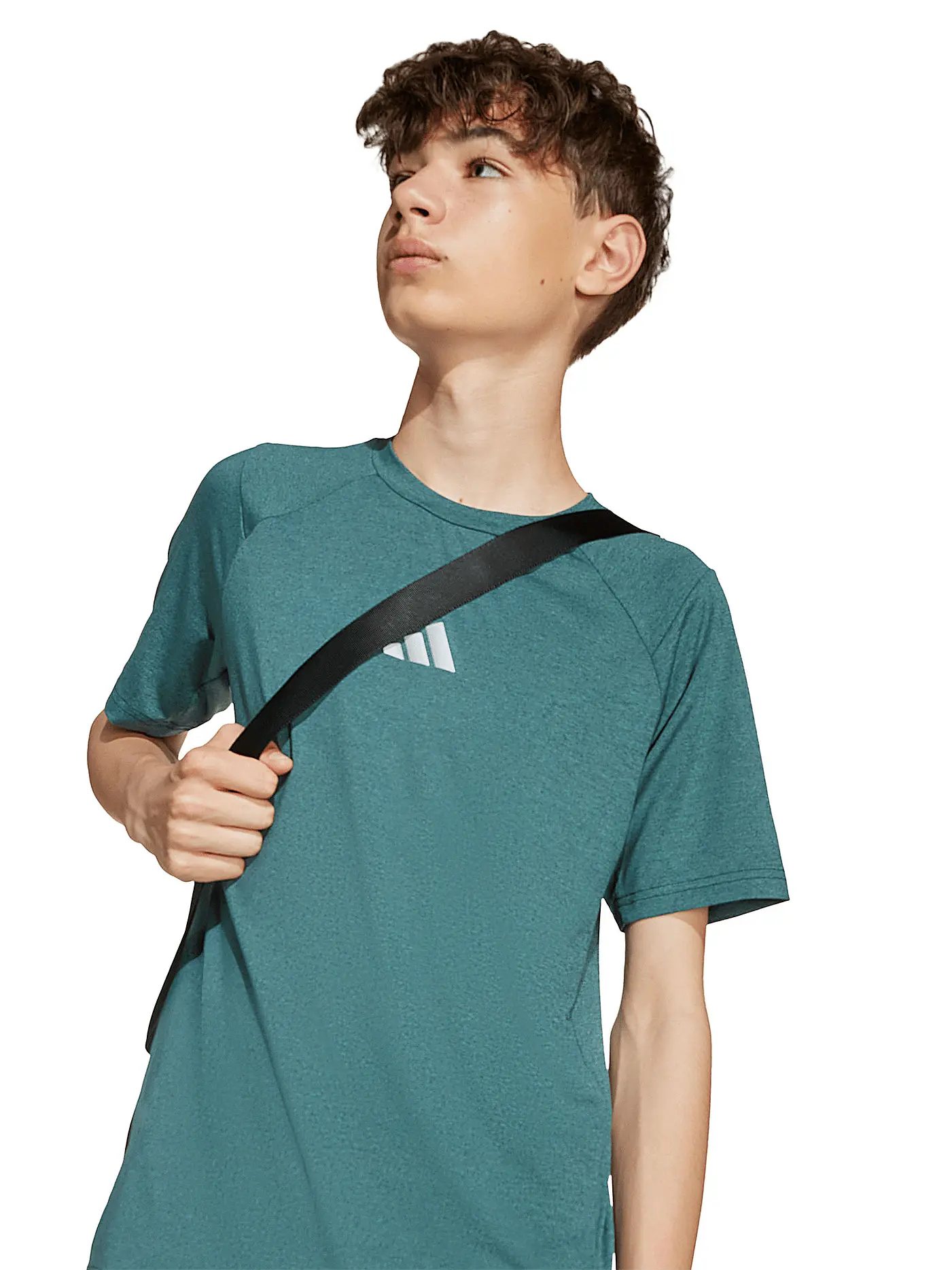 ADIDAS | Kinder Fitnessshirt | dunkelgrün