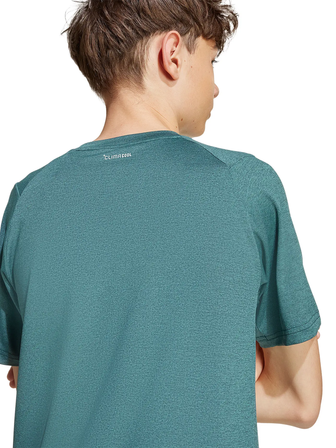 ADIDAS | Kinder Fitnessshirt | dunkelgrün