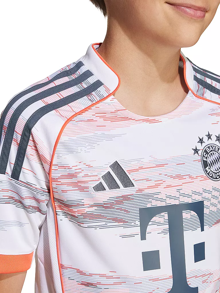 ADIDAS | Kinder Fußballshort FC Bayern München 25/26 Auswärts | weiss
