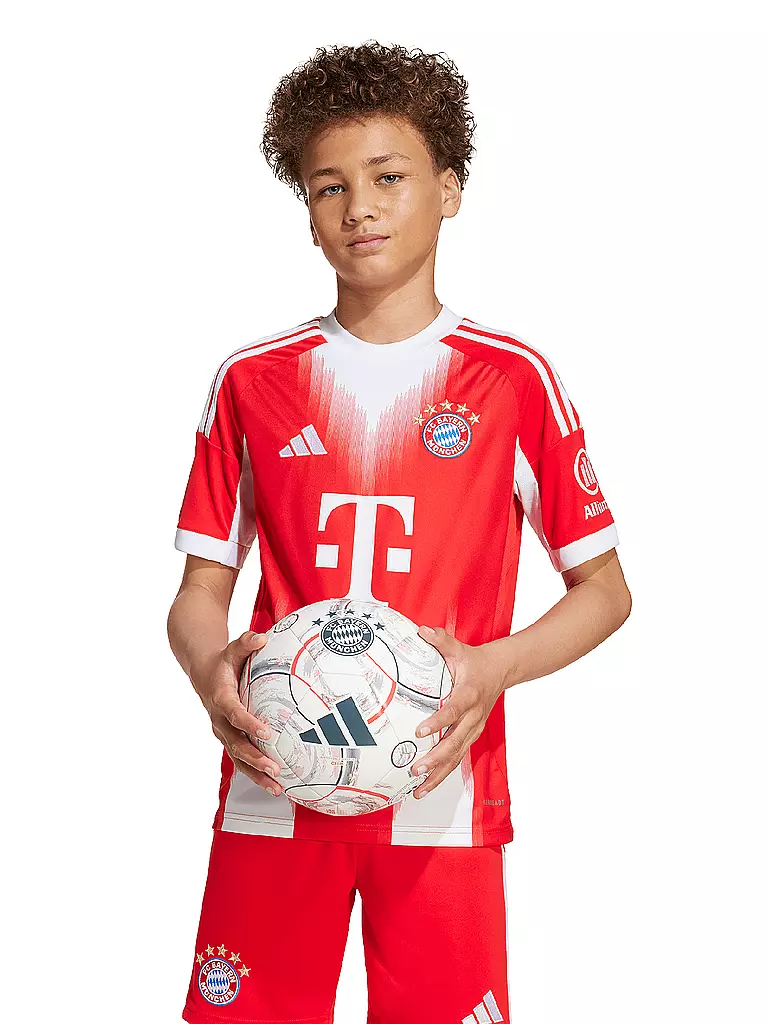 ADIDAS | Kinder Fußballtrikot FC Bayern München 25/26 Heim | rot
