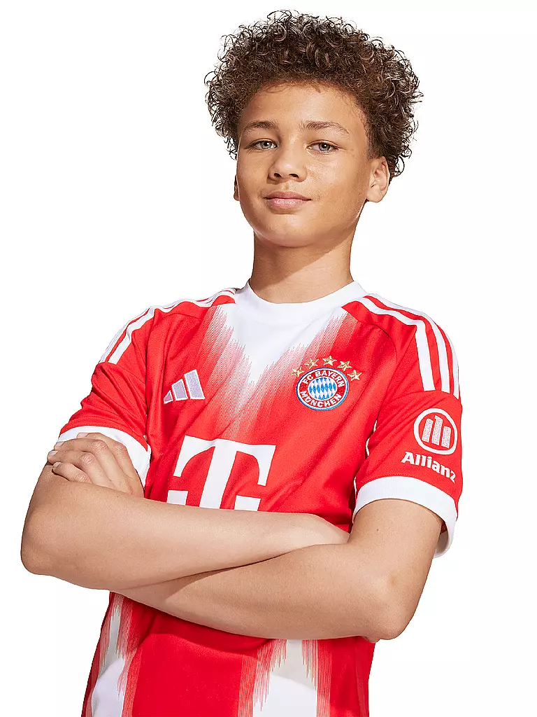 ADIDAS | Kinder Fußballtrikot FC Bayern München 25/26 Heim | rot