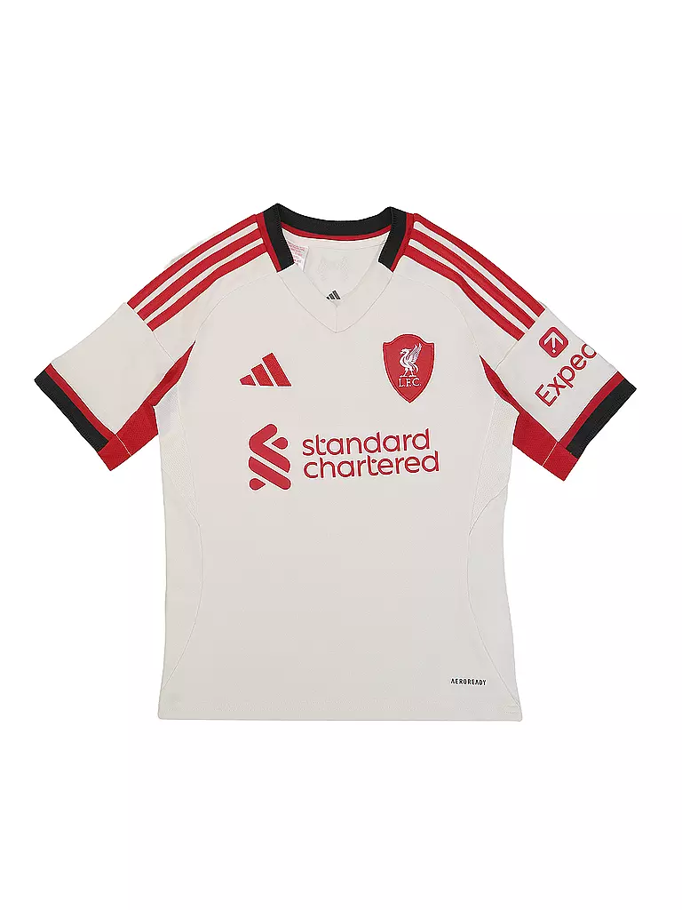 ADIDAS | Kinder Fußballtrikot FC Liverpool 25/26 Auswärts | weiss