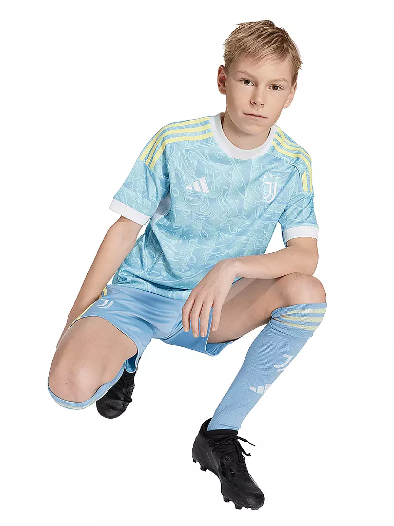 ADIDAS | Kinder Fußballtrikot Juventus 25/26 Auswärts | blau