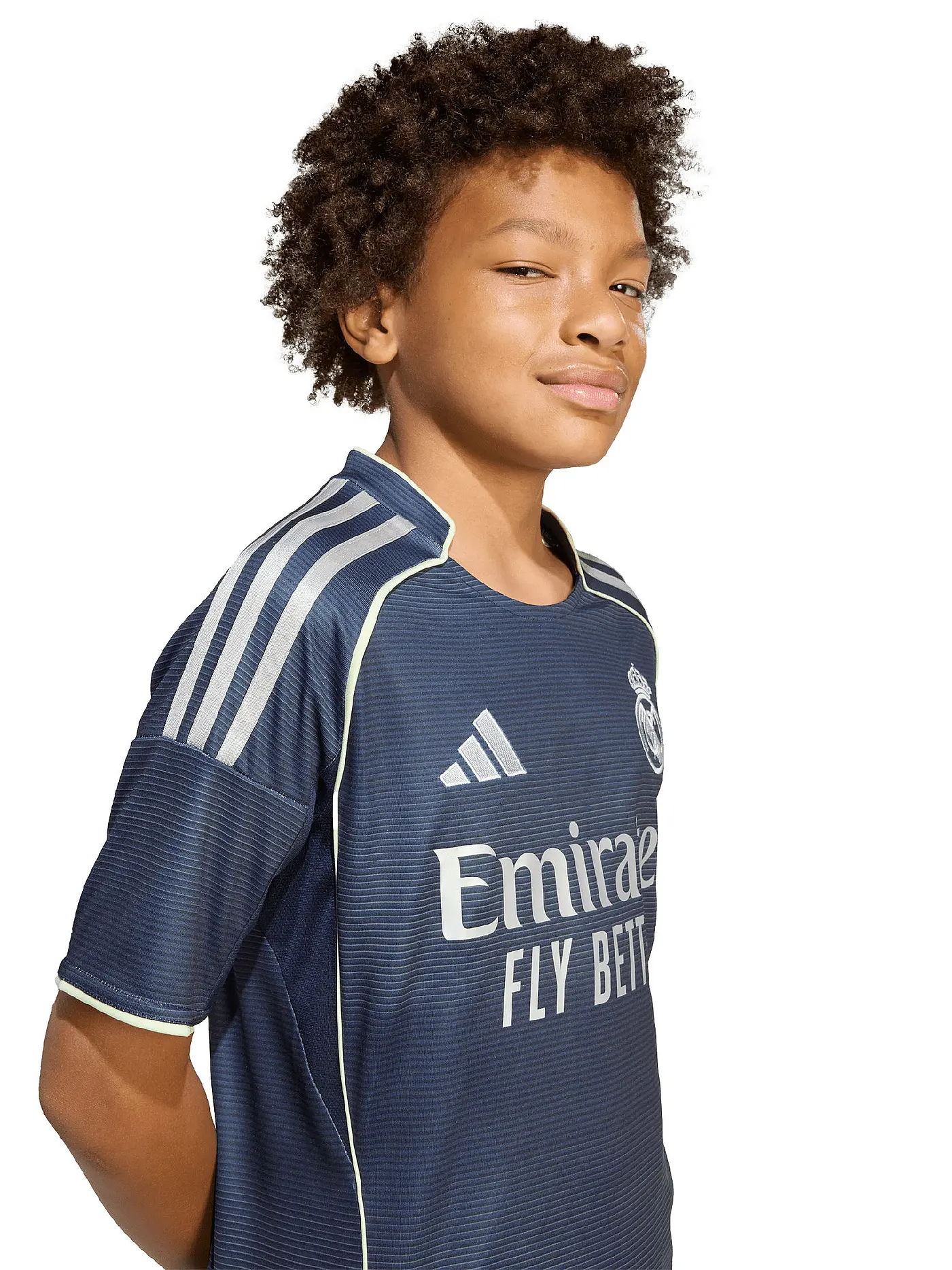 ADIDAS | Kinder Fußballtrikot Real Madrid 25/26 Auswärts | dunkelblau