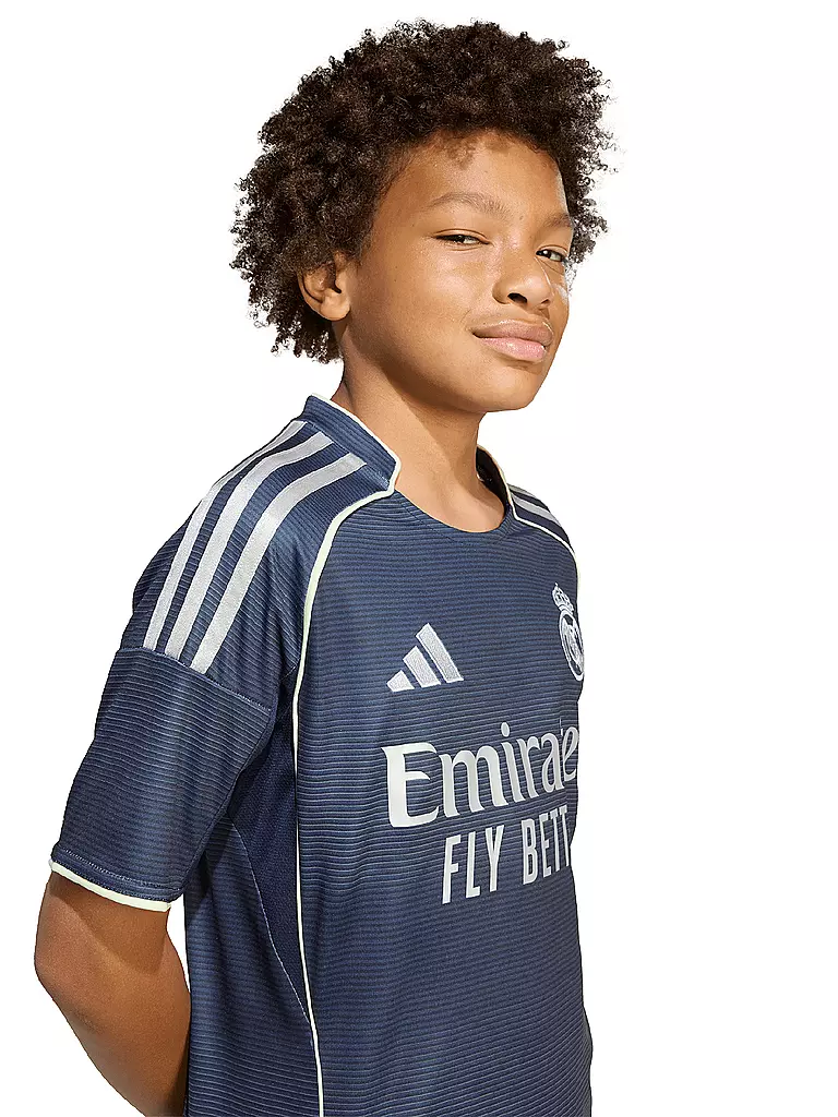 ADIDAS | Kinder Fußballtrikot Real Madrid 25/26 Auswärts | dunkelblau