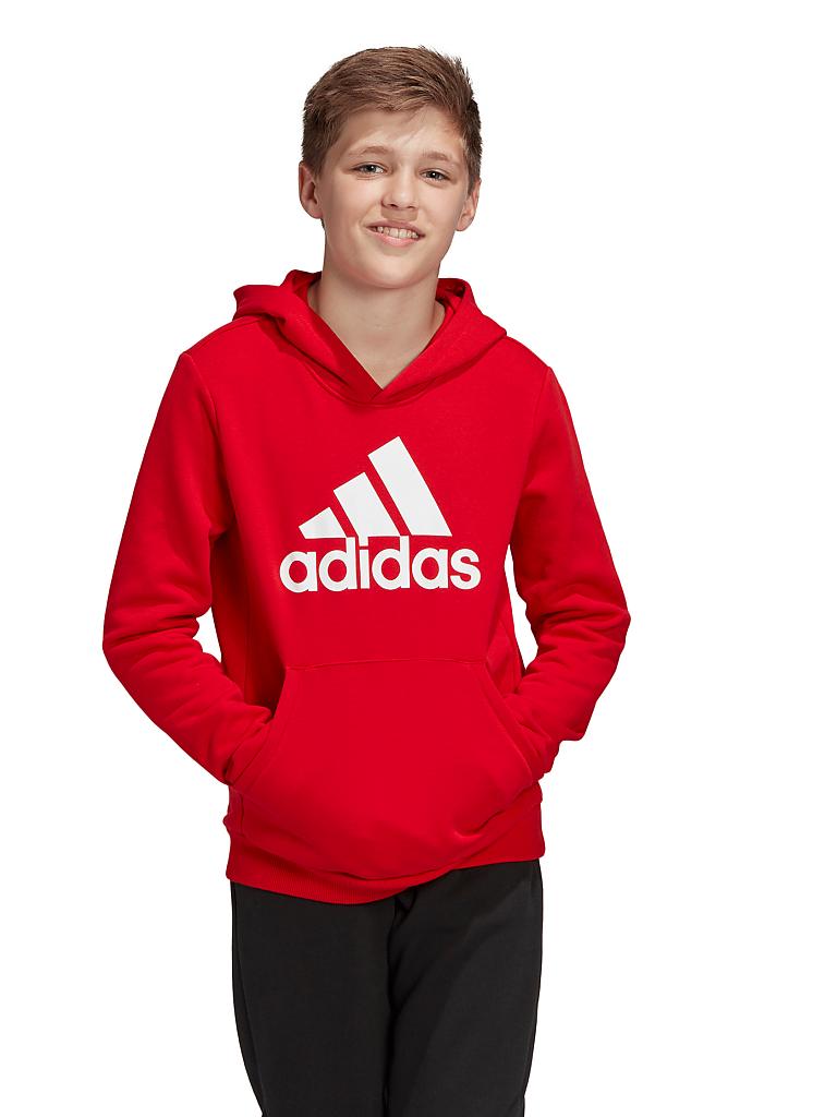 ADIDAS Kinder Hoodie Must Haves Badge of Sport rot