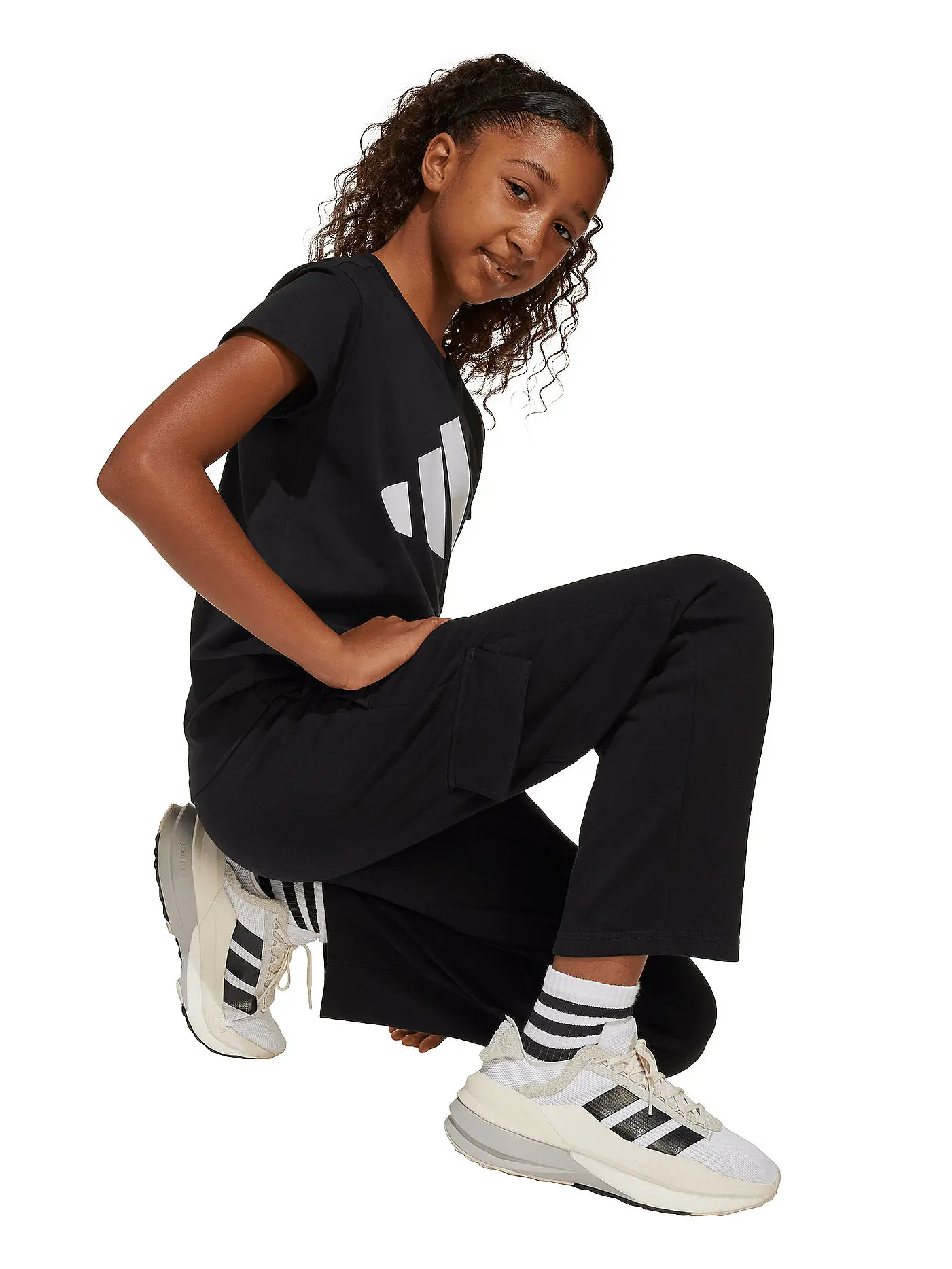 ADIDAS | Kinder Jogginghose Cargo | schwarz