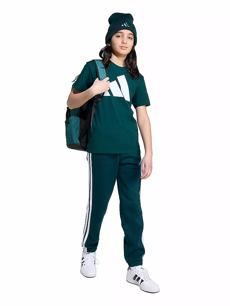 ADIDAS | Kinder Jogginghose Essentials 3S | dunkelgrün