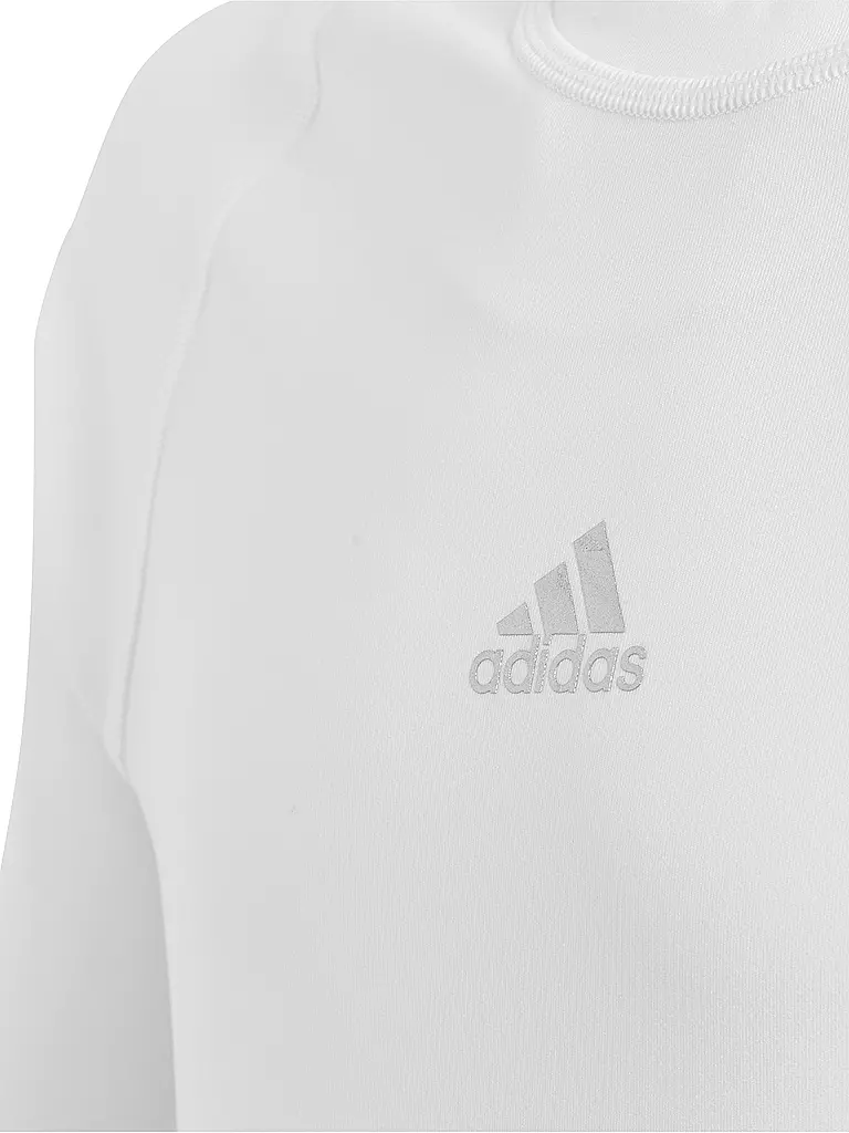 ADIDAS | Kinder Langarmshirt AlphaSkin | weiß