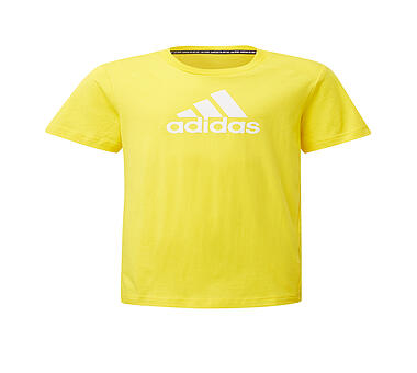 ADIDAS Kinder T-Shirt Must Haves Badge of Sport gelb