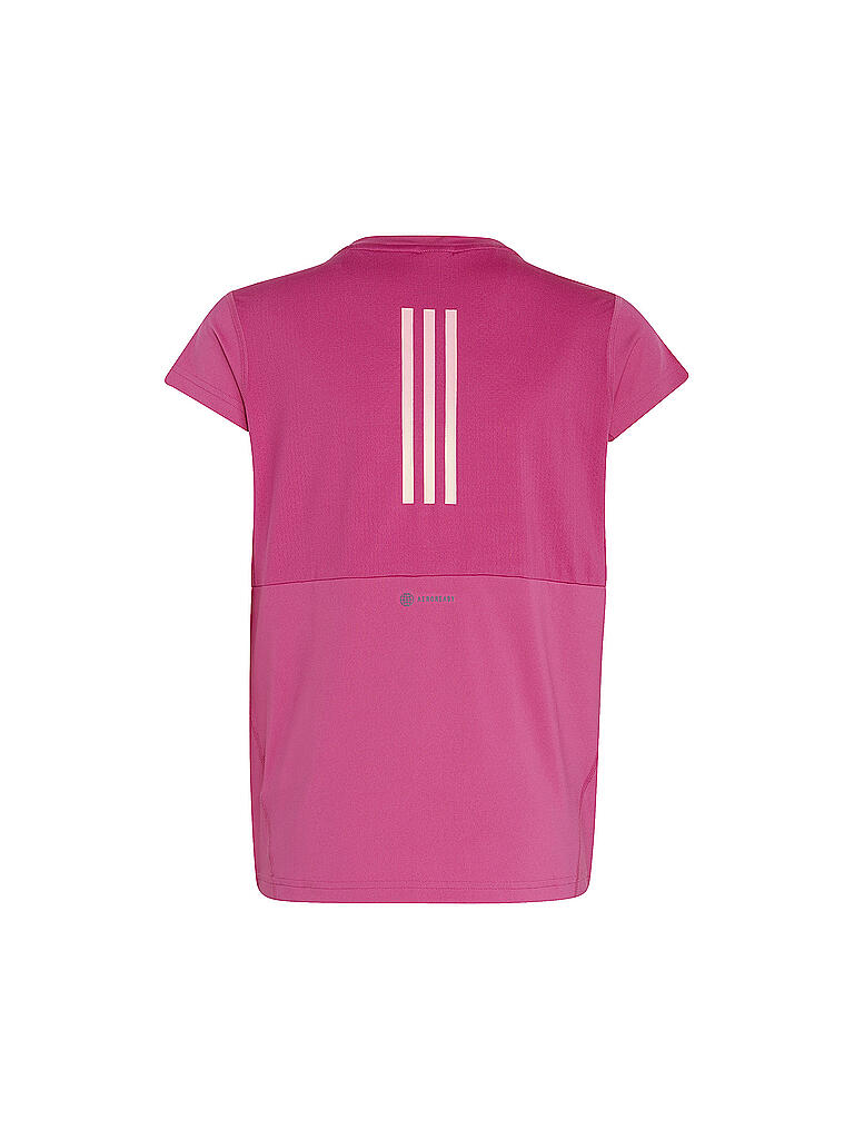 ADIDAS | Mädchen Fitnessshirt AEROREADY 3-Streifen | pink