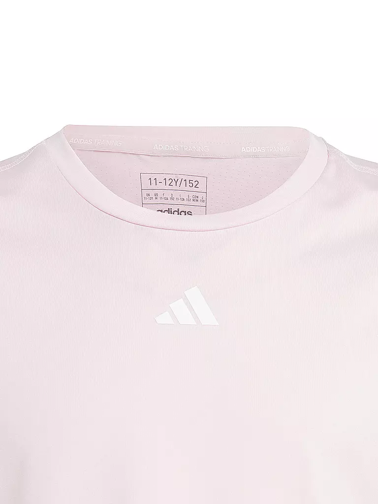 ADIDAS | Mädchen Fitnessshirt AEROREADY 3-Streifen | rosa