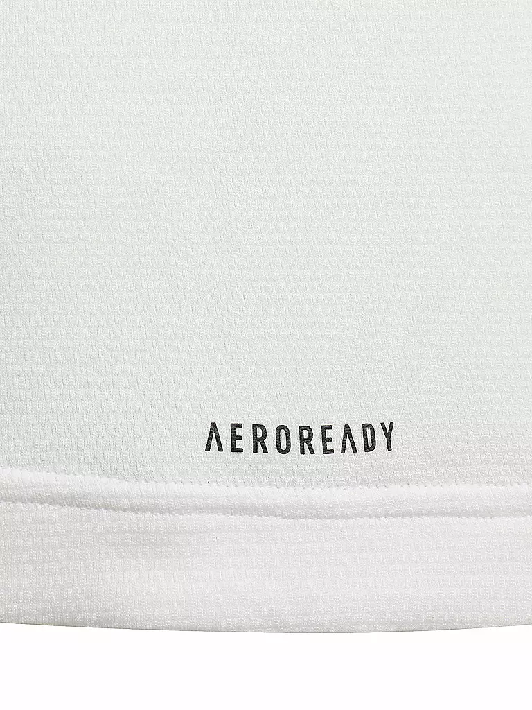 ADIDAS | Mädchen Fitnessshirt Aeroready 3-Streifen | weiß