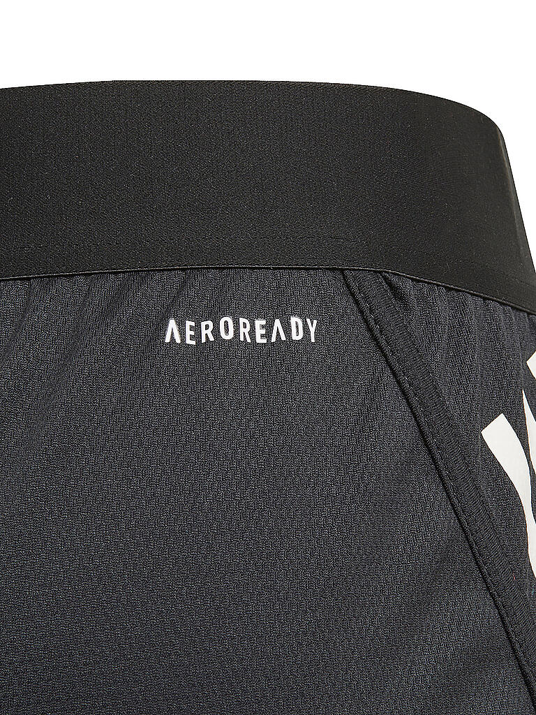 ADIDAS | Mädchen Fitnessshort Aeroready 3-Streifen | schwarz