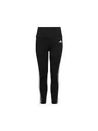 ADIDAS | Mädchen Fitnesstight Train Essentials AEROREADY 3-Streifen High-Waisted | schwarz