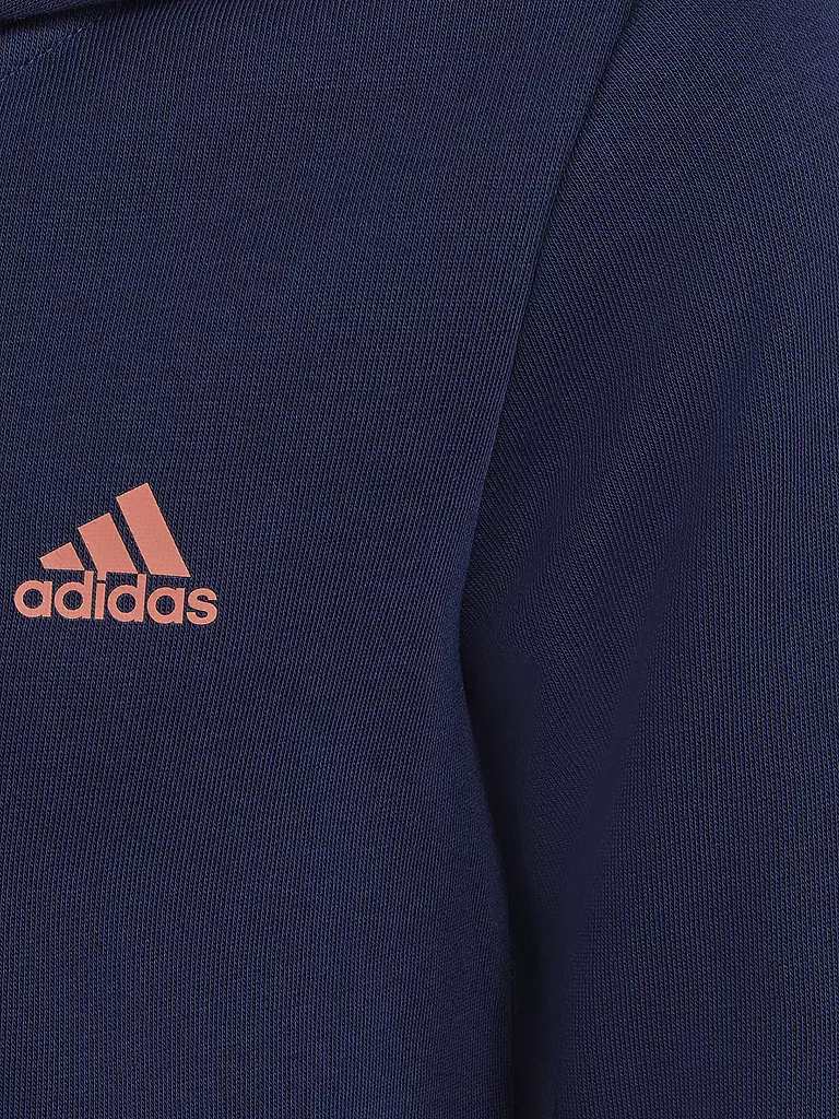 ADIDAS | Mädchen Kapuzenjacke Essentials Linear Logo | dunkelblau