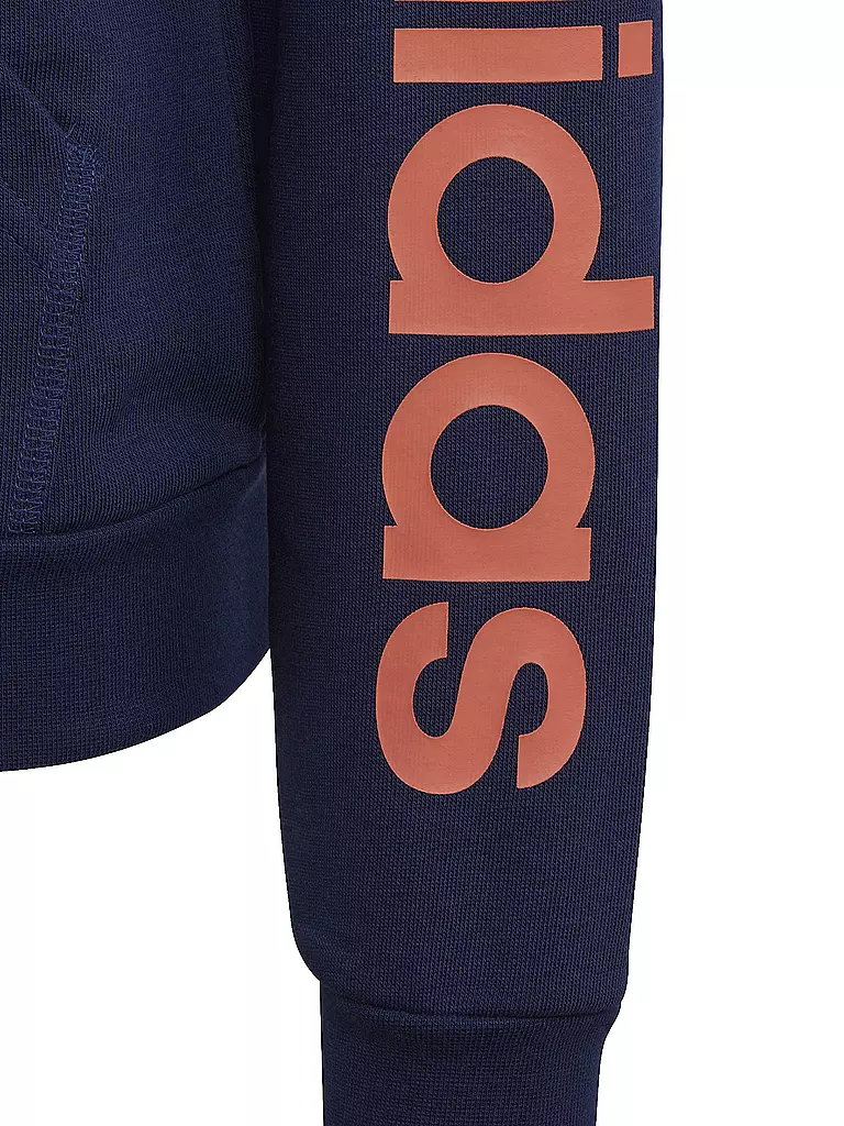 ADIDAS | Mädchen Kapuzenjacke Essentials Linear Logo | dunkelblau