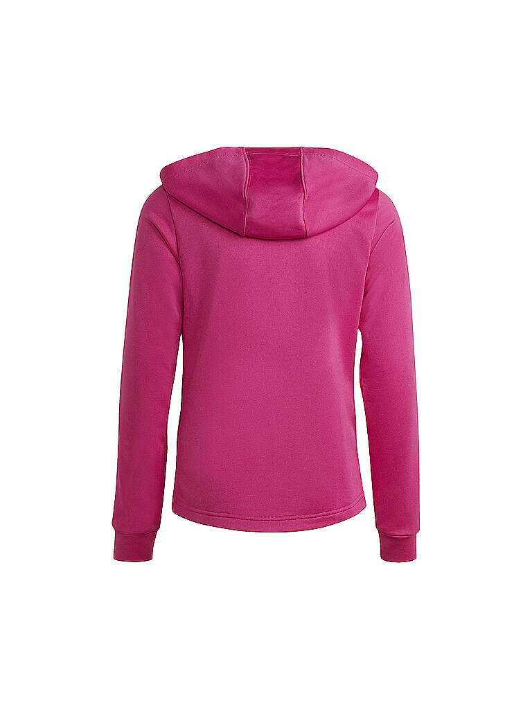 ADIDAS | Mädchen Kapuzenjacke Train Essentials AEROREADY Regular-Fit 3-Streifen | rosa