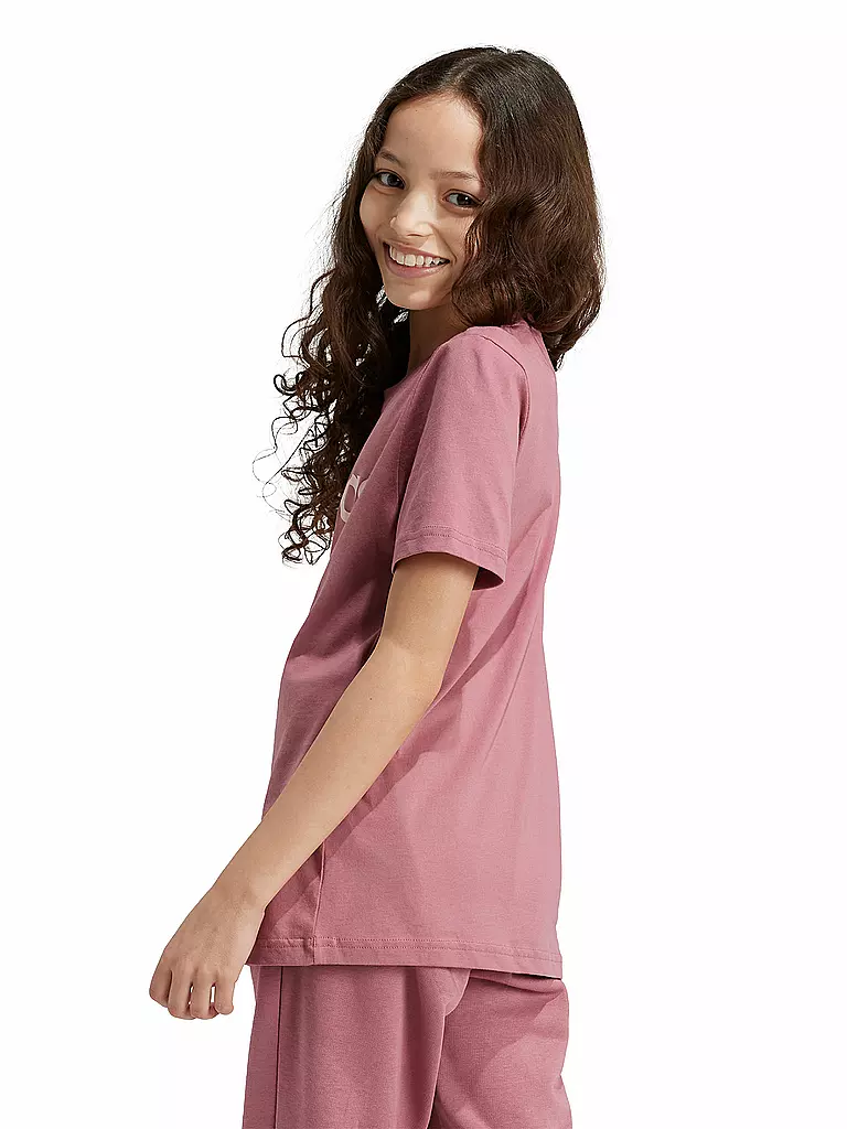 ADIDAS | Mädchen T-Shirt Essentials Linear Logo  | rosa
