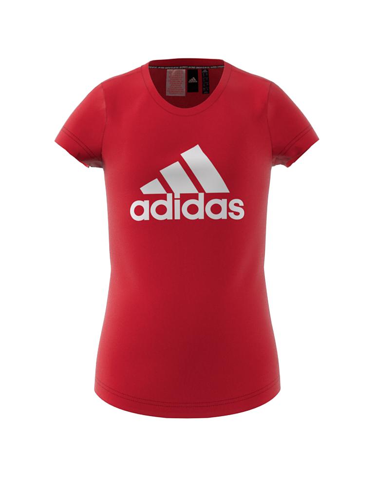 ADIDAS Mädchen T-Shirt Must Haves Badge of Sport rot | 128