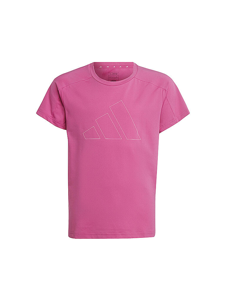 ADIDAS | Mädchen T-Shirt Train Essentials AEROREADY Regular-Fit Logo Training | beere