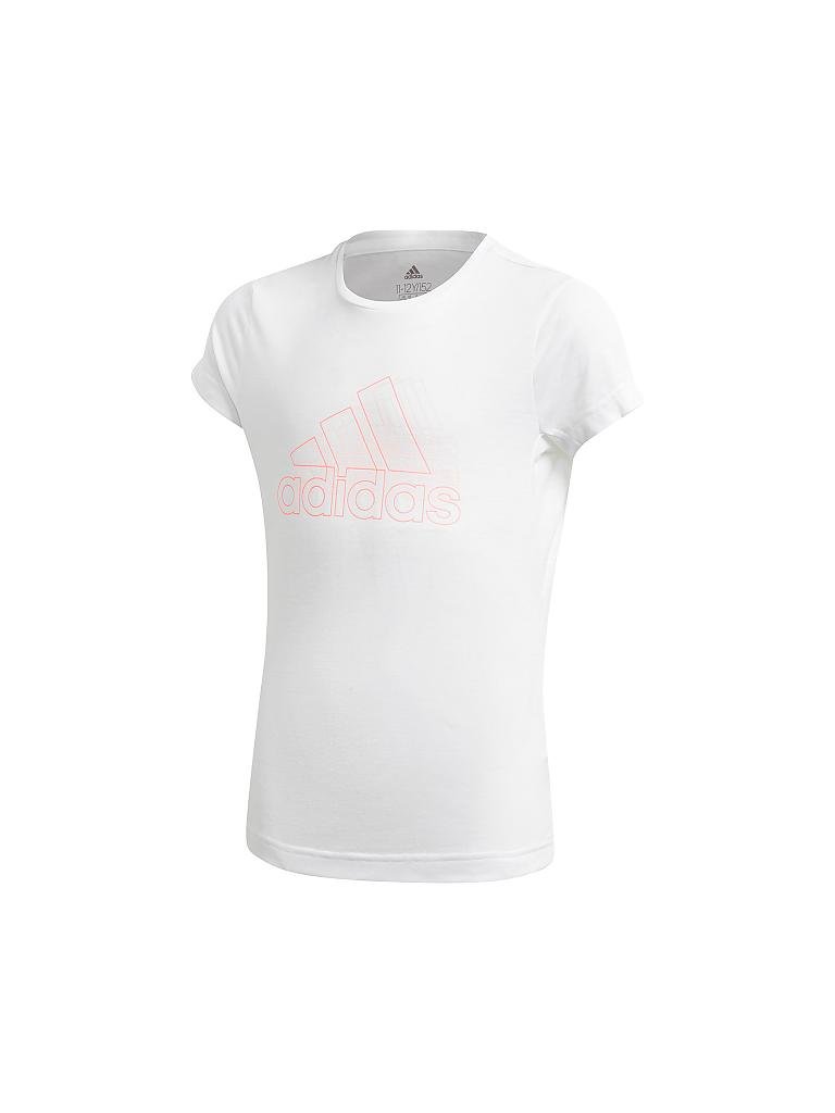 ADIDAS | Mädchen t-Shirt Up2Mv Aeroready | weiß