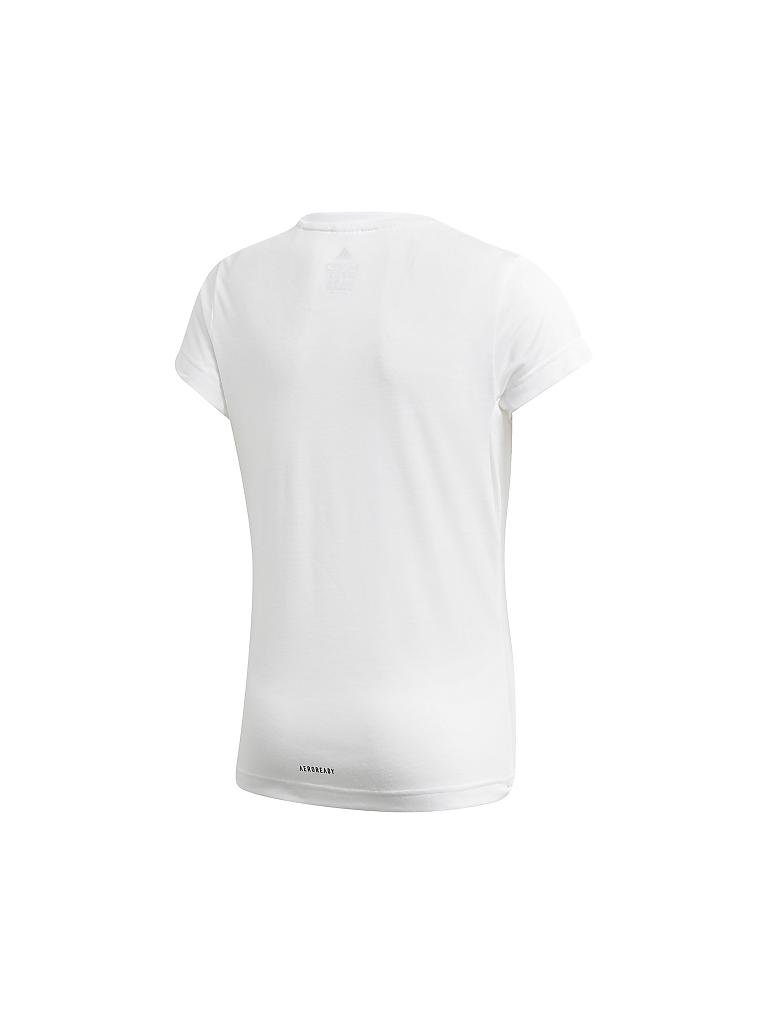 ADIDAS | Mädchen t-Shirt Up2Mv Aeroready | weiß