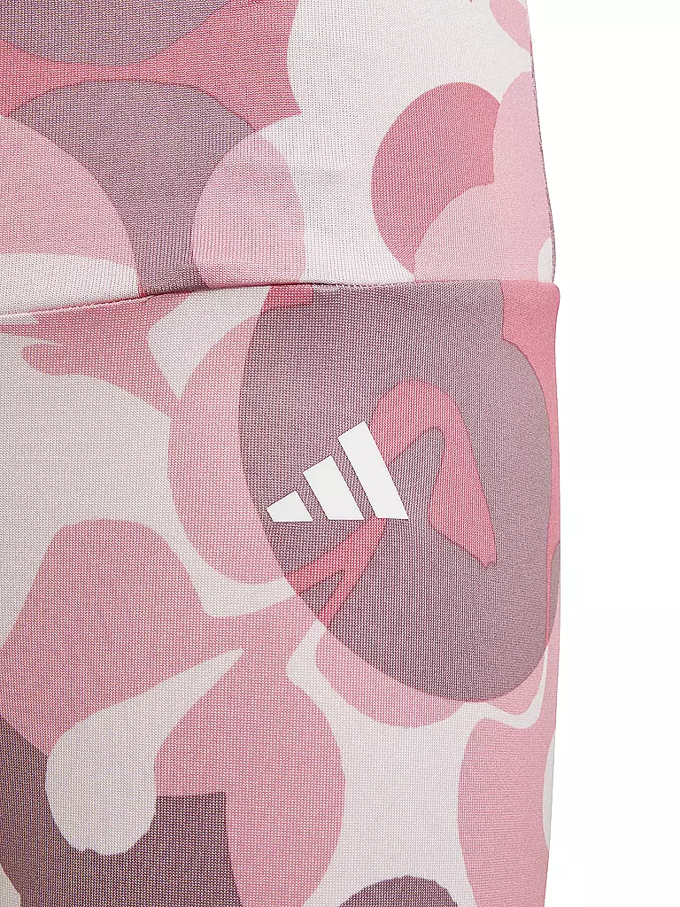 ADIDAS | Mädchen Train Essentials Seasonal Aeroready Printed High Waisted 7/8 Training | rosa