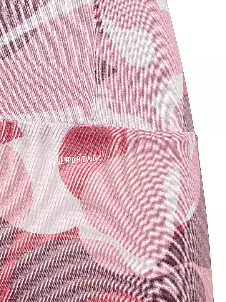 ADIDAS | Mädchen Train Essentials Seasonal Aeroready Printed High Waisted 7/8 Training | rosa