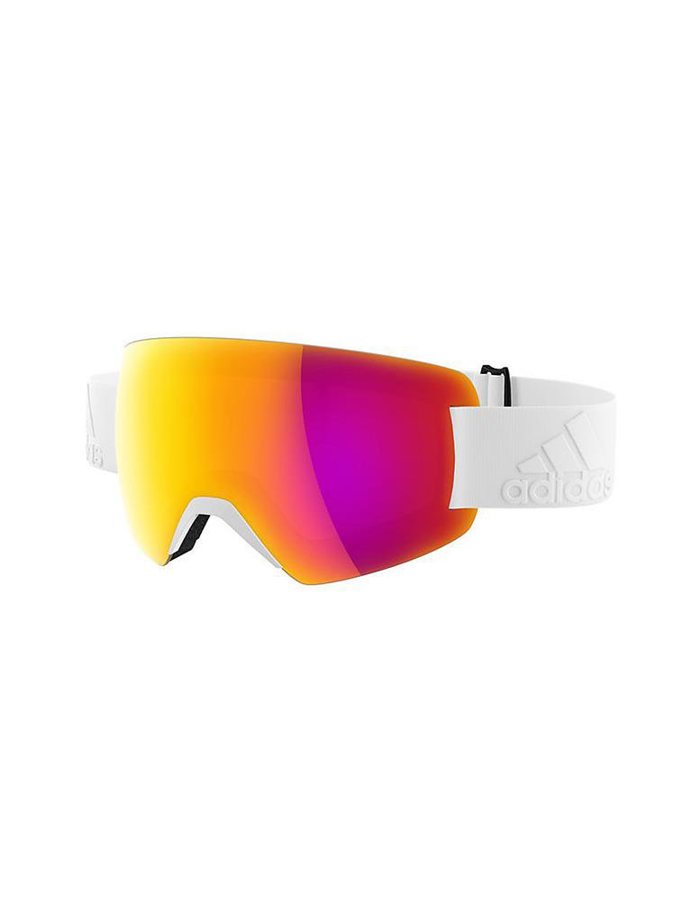 ADIDAS | Touren-Skibrille Progressor Splite white shiny /purple mirror (antifog) | weiß