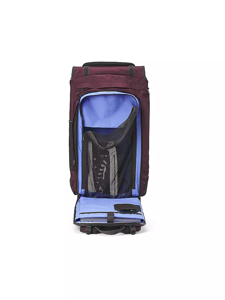 AEVOR |  Rucksack Travel Pack Proof Black 38-45L | dunkelrot