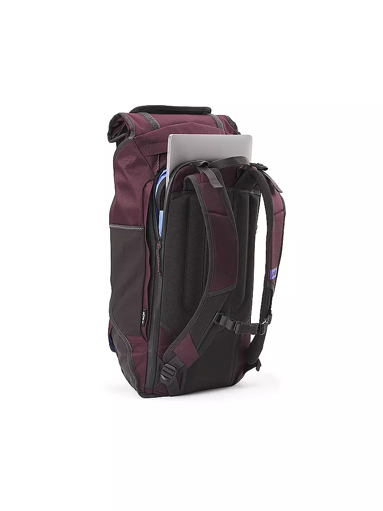 AEVOR |  Rucksack Travel Pack Proof Black 38-45L | dunkelrot