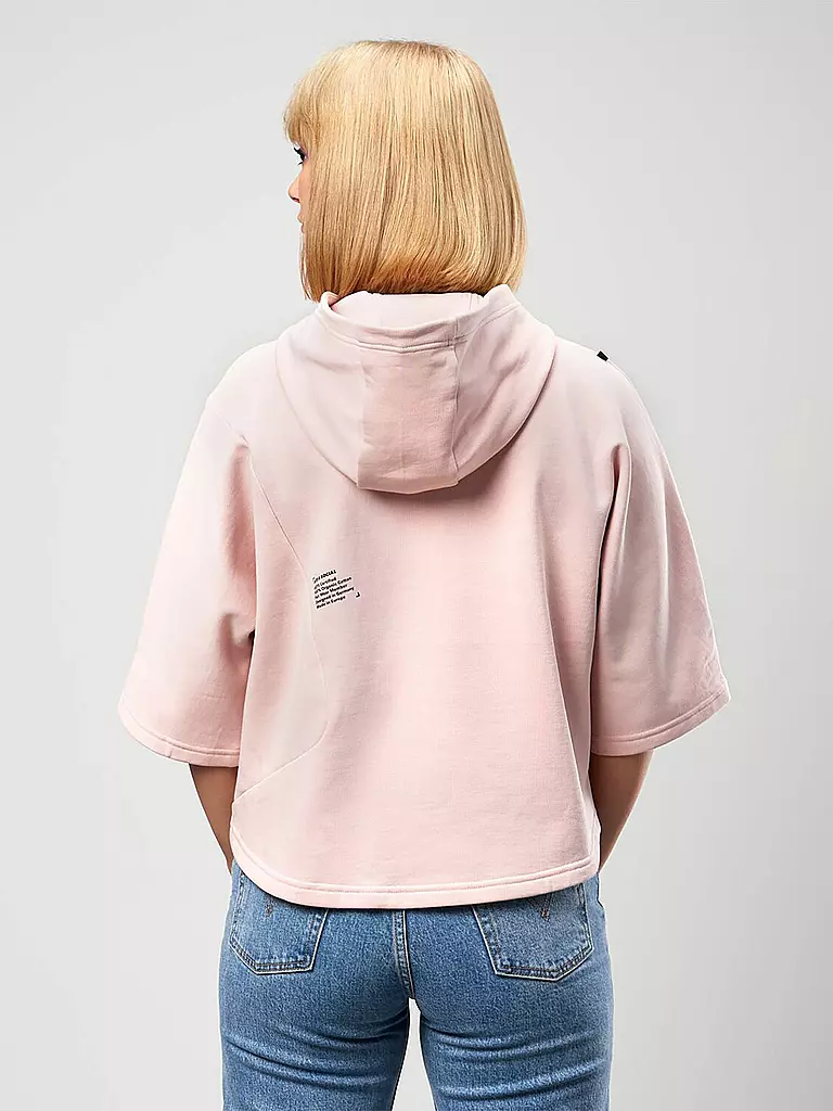 AEVOR | Damen Sweater Crop Hood | rosa