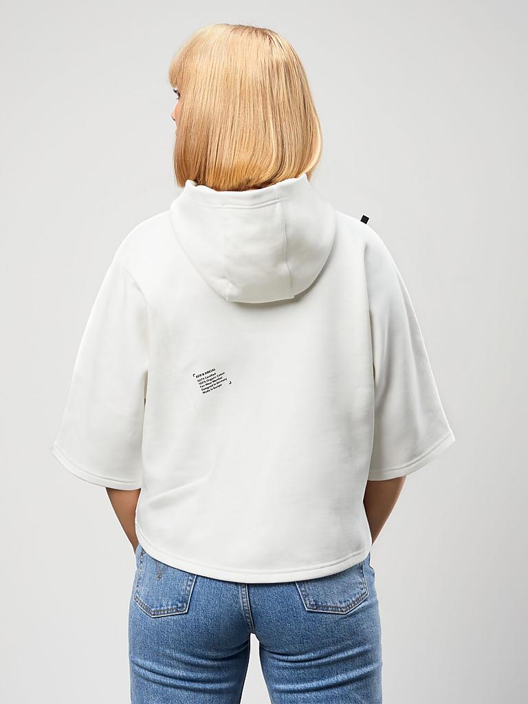 AEVOR | Damen Sweater Crop Hood | weiß