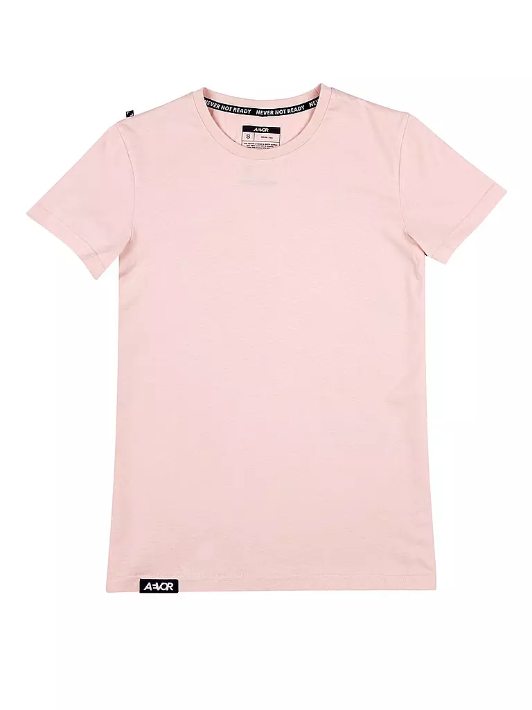 AEVOR | Damen T-Shirt Base Tee | rosa